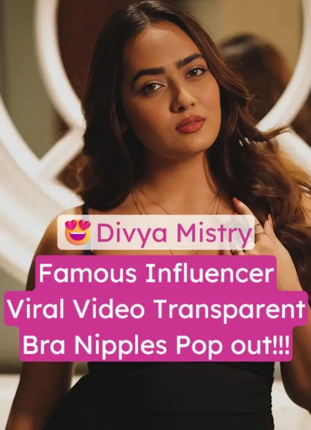 Divya Mistry Nude MMS Transparent Bra Areola Visible Multiple Nipslip